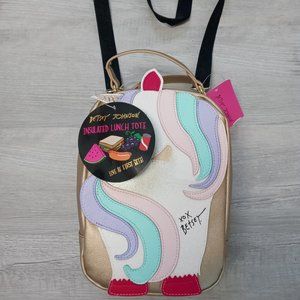 Betsey Johnson Unicorn Lunch Tote